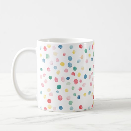 Mug Confettis Colorés Points (Gauche)