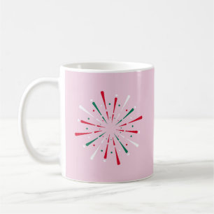 Mug Confettis de célébration vibrants, Feux d'artifice