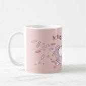 Mug Confettis de licorne magique rose (Gauche)