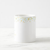 Mug Confettis de menthe et d'or de communion (Centre)