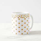 Mug Confettis de points dorés (Devant droit)