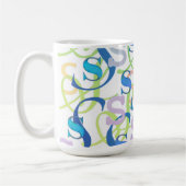 Mug Confettis en forme de lettre "S" (Gauche)