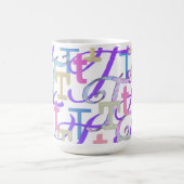Mug Confettis en forme de lettre "T" (Centre)