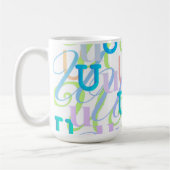 Mug Confettis en forme de lettre "U" (Gauche)