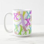 Mug Confettis en forme de lettre "X" (Gauche)