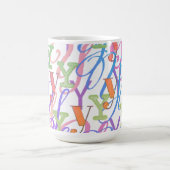 Mug Confettis en forme de lettre "Y" (Centre)
