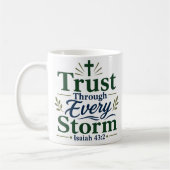 Mug Confiance à travers chaque tempête dévotion quotid (Gauche)