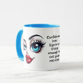 Mug Confiance, Ajouter un message nominatif, Yeux Fabu (Devant gauche)