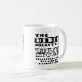 Mug Confiance chrétienne Dieu a tout prévu (Devant droit)