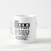 Mug Confiance chrétienne Dieu a tout prévu (Devant gauche)