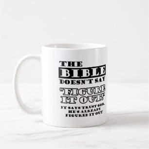 Mug Confiance chrétienne Dieu a tout prévu