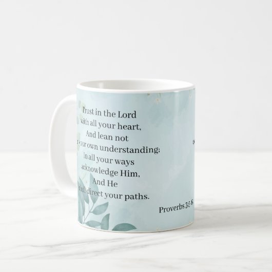 Mug Confiance dans le Seigneur (Devant gauche)