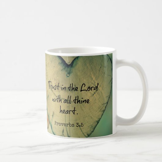 Mug Confiance dans le Seigneur avec toute ta Bible du  (Droite)