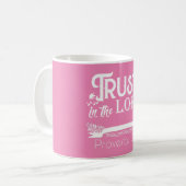 Mug Confiance dans le Seigneur Bible Verse (Devant gauche)