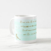 Mug Confiance dans le Seigneur Proverbes Aqua (Devant gauche)