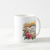 Mug Confiance dans le temps de Dieu (Devant droit)