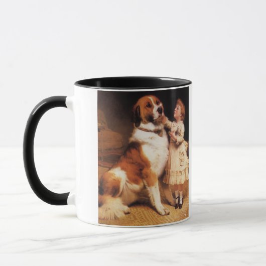 Mug Confiance de Charles Burton Barber, Saint Bernard (Gauche)