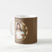 Mug Confiance divine de Jésus I de pitié dans vous (Devant gauche)
