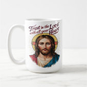 Mug Confiance Divine : Jésus encourage la foi (Gauche)