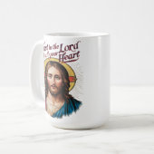 Mug Confiance Divine : Jésus Encourageant la foi (Devant gauche)