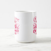 Mug Confiance Douce Cerise Rose Profond Citation Coque (Centre)