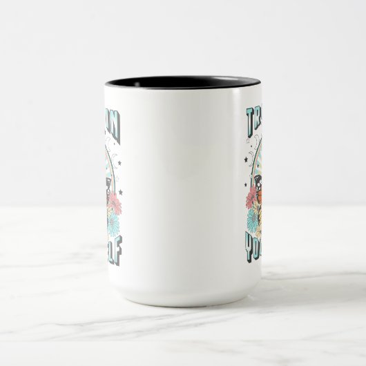 Mug Confiance en soi | Soleil céleste et papillon (Centre)