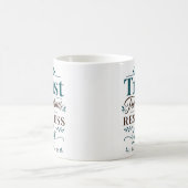 Mug Confiance Transforme Les Agités En Repos Écriture (Centre)
