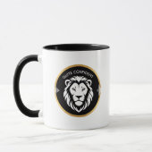 Mug Confiant dans le calme – Conception de typographie (Gauche)