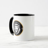 Mug Confiant dans le calme – Conception de typographie (Devant gauche)