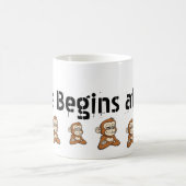 Mug Confident Monkey  Classic Mug, 11 oz (Centre)