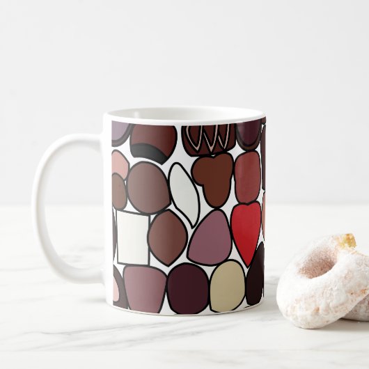 Mug Confiserie de Chocolat et Bonbons (Avec donut)