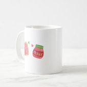 Mug Confiture de pain sucré et de fraise (Devant gauche)