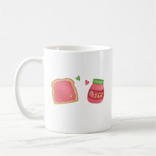 Mug Confiture de pain sucré et de fraise