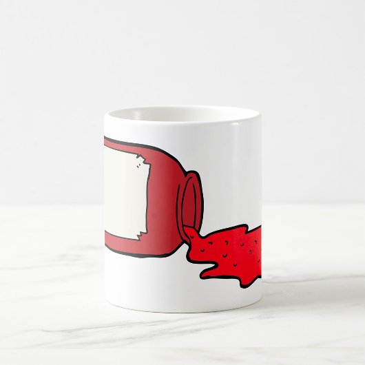 Mug Confiture déversée Cute Jelly Rouge Jar