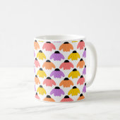 Mug Confleurs de couleur plus grands (Devant droit)
