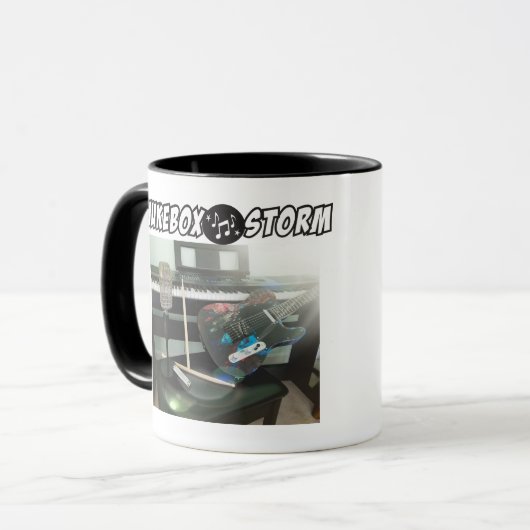 Mug Conflit à café à deux côtés, à deux tons (Devant gauche)