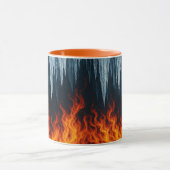 Mug Conflit de feu et de glace - Contraste élémentaire (Centre)