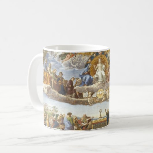Mug Conflit du Saint Sacrement, Raphael Sanzio (Devant gauche)