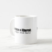 Mug Confondez un libéral (Devant gauche)