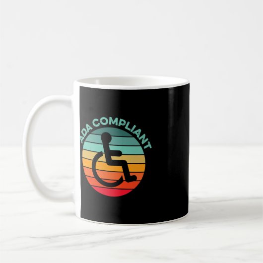 Mug Conformité ADA Conformité Accessibilité Conformité (Gauche)