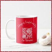 Mug Confort et joie rouges