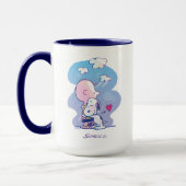 Mug Confort et sécurité | Charlie & Snoopy Hug (Gauche)