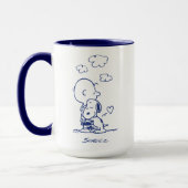 Mug Confort et sécurité | Charlie & Snoopy Hug (Gauche)