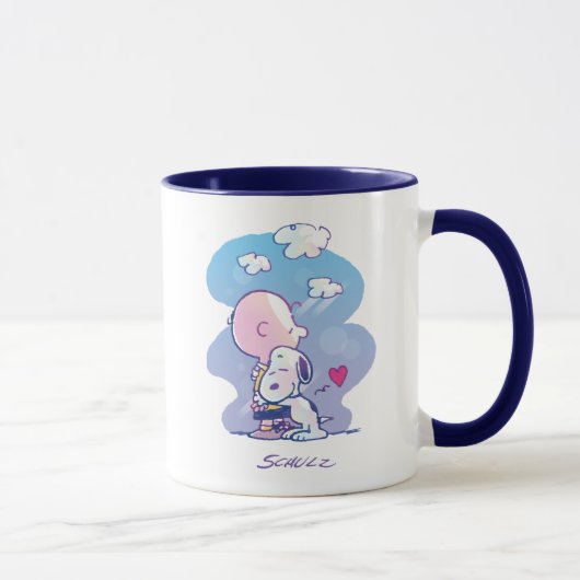 Mug Confort et sécurité | Charlie & Snoopy Hug (Droite)
