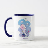 Mug Confort et sécurité | Charlie & Snoopy Hug (Gauche)
