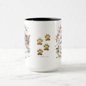 Mug Confort pour chat et café - Vibes d'automne | (Centre)