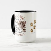 Mug Confort pour chat et café - Vibes d'automne | (Devant gauche)