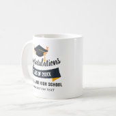 Mug Congrats de fin d'études Classe de 20XX École sur  (Devant gauche)