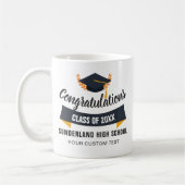 Mug Congrats de fin d'études Classe de 20XX École sur (Gauche)