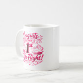 Mug Congrats on your 1st Solo Flight (Devant gauche)